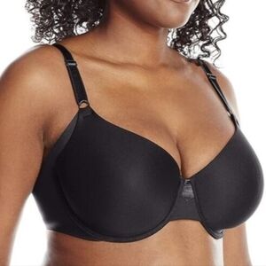 NEW Olga Black Full Coverage Underwire Bra Style 0561A